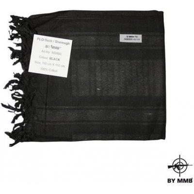 Šátek MMB Shemagh černá – Zboží Dáma