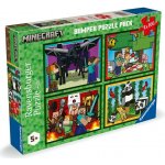 RAVENSBURGER Minecraft 4x100 dílků – Zboží Dáma