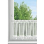 EUROFIRANY KRÁTKÁ ZÁCLONA NA PÁSCE MANUELA 150X40 CM BÍLÁ – Hledejceny.cz