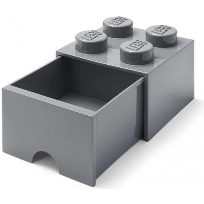 LEGO® úložný box s šuplíkem 25 x 25 x 18 cm tmavě šedý LEGO40051754 – Hledejceny.cz