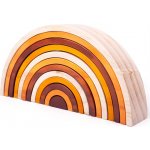 Bigjigs Baby dřevěná skládací duha velká – Hledejceny.cz
