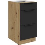 Stolarz-Lempert Kuchyňská skříňka Aria BL-AR - dolní 40 D 3S šuplíková PREMIUM BOX – Zboží Dáma