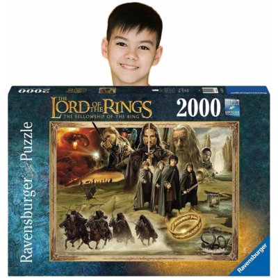 Ravensburger Pán prstenů Společenstvo prstenu 2000 dílků – Zboží Dáma
