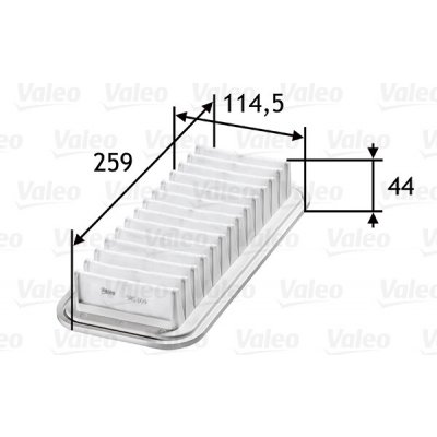 Vzduchový filtr VALEO 585059 – Hledejceny.cz