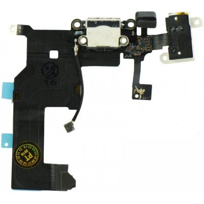 OEM Flex kabel napájecího konektoru Apple iPhone 5 + Mik.+AV - bílá – Zboží Mobilmania