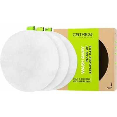 Catrice Wash Away Make Up Remover Pads pratelné odličovací tamponky 3 ks – Sleviste.cz