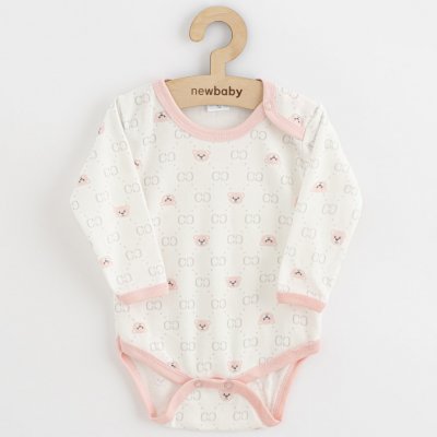 Kojenecké body New Baby Classic II medvídek růžový – Zboží Mobilmania