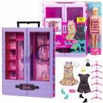 Barbie Sada šatníku s panenkou + 15 doplňků – Sleviste.cz