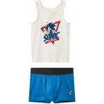 Chlapecká souprava spodního prádla 2dílná bílá/modrá – Zboží Dáma