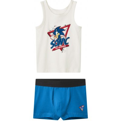 Chlapecká souprava spodního prádla 2dílná bílá/modrá – Zboží Dáma