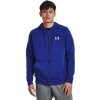 Pánská mikina Under Armour mikina Essential Fleece FZ Hood royal Modrá