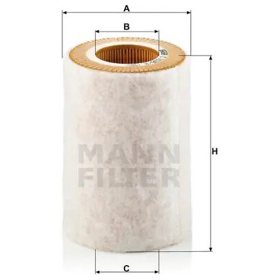 MANN FILTER Vzduchový filtr C 1036/2 – Hledejceny.cz