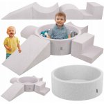 KiddyMoon PPZP-OK30D Suchý bazén + 200 míčků – Hledejceny.cz