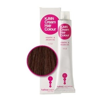 Kallos KJMN s keratinem a arganovým olejem 4.7 Mocha Cream Hair Colour 1:1.5 100 ml