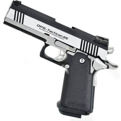 Tokyo Marui GBB Hi-Capa 4.3 Custom Stříbrná plynová – Zboží Dáma