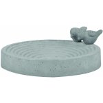 Esschert Design Napajedlo pro ptáky Conie 8,5 x 29 cm beton šedá – Hledejceny.cz