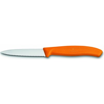 Victorinox Nůž na zeleninu vlnitý 6.7636 oranžová 8 cm