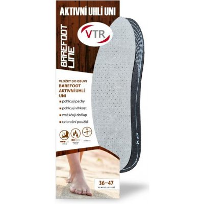 VTR Vložky do bot Barefoot Aktivní uhlí – Hledejceny.cz