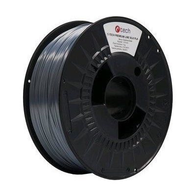 C-Tech Premium Line Silk PLA, čedičová šedá, RAL7012, 1,75 mm, 1 kg, 3DF-P-SPLA1,75-7012 – Zboží Živě