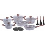 Zilner Sada nádobí s mramorovým povrchem ZL 8519 FOREST MARBLE Series 15 ks – Hledejceny.cz
