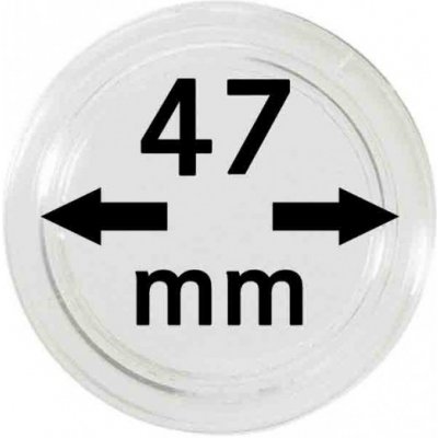 Lindner Plastová kapsle na mince Velikost: 47 mm – Zboží Dáma