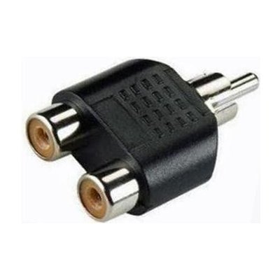 PremiumCord Adaptér 1x Cinch male - 2x Cinch female - kjr-05 – Zboží Mobilmania
