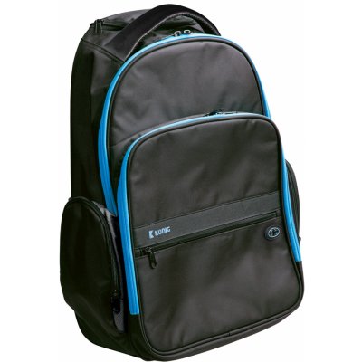 Batoh König CSNBBPT100BU 15"/16" black/blue