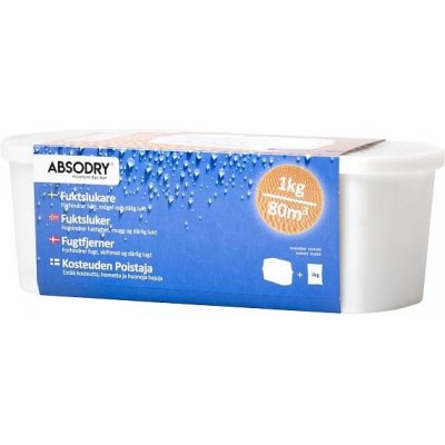 ABSODRY 307419 - Scatola Big Compact Con Granulato Igroscopico Ricaricabile 1000g