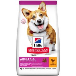 Hill's Science Plan granule pro dospělé psy malých plemen s kuřecím 10 kg