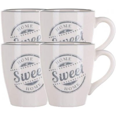 BANQUET Hrnek keramický SWEET HOME 60337101 4 x 500 ml – Hledejceny.cz