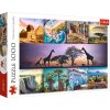 Puzzle TREFL Koláž Afrika 1000 dílků