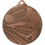 Designová kovová medaile Fotbal Bronz 5 cm – Zboží Mobilmania