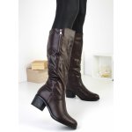 Cabin vysoké kozačky na podpatku H2026-3BR – Hledejceny.cz