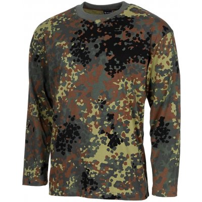 Tričko Mil-Tec dlouhý rukáv flecktarn