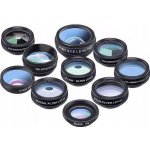 Apexel Sada objektivů pro smartphone, mobily 10v1 – Sleviste.cz