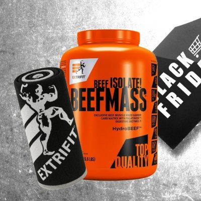 Extrifit BeefMass 3000 g – Zboží Mobilmania