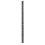 Betonový sloupek, dekor cihlička - průběžný sloupek, barva antracit 225 cm