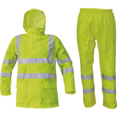 Cerva Siret Nepromokavý oblek HV žlutý L – Zboží Dáma