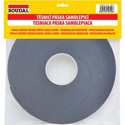 Soudalen 4510931 Lepící elastická páska 3/9 mm šedá – Sleviste.cz