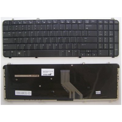 česká klávesnice HP Pavilion DV6-1000 DV6-2000 DV6T DV6Z černá US/CZ přelepky