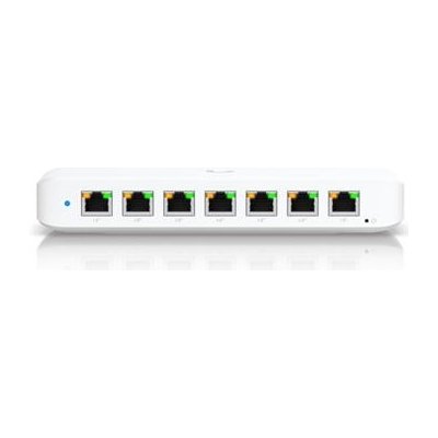 Ubiquiti Switch L2 UniFi USW-Ultra, 8-Port Gigabit, 7x PoE+-out, 1x PoE++ in, PoE budget 42W, bez AC adaptéru – Zbozi.Blesk.cz