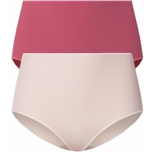 esmara Dámské bezešvé tvarující kalhotky 2 kusy červená světle růžová