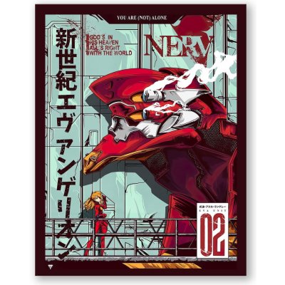 Evangelion Samolepka Eva 02 – Zboží Živě