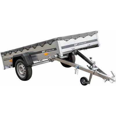 UNITRAILER GARDEN 230 KIPP s rámem H-0 a šedou plachtou – Sleviste.cz