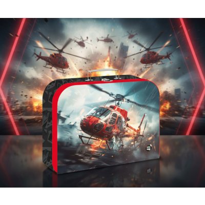 Oxybag Kufřík kufr lamino 34 cm Hasiči Vrtulník Helikoptera 3-64826 – Hledejceny.cz