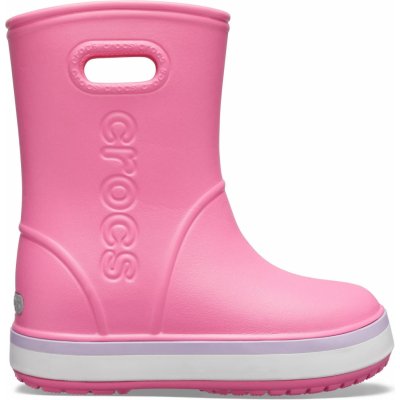 Crocs Crocband Rain Boot K růžová