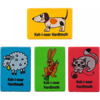 KOH-I-NOOR Pryž měkká 6200 zvířata guma – Zboží Dáma