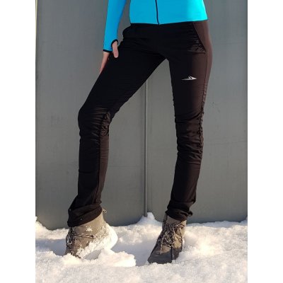 NeyWer Dámské zateplené funkční elastické sportovní kalhoty černé ZK723 – Zboží Mobilmania