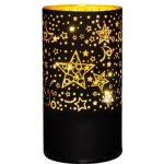 NIPEKO Dekor. válec LED 16cm černý rotující – Hledejceny.cz