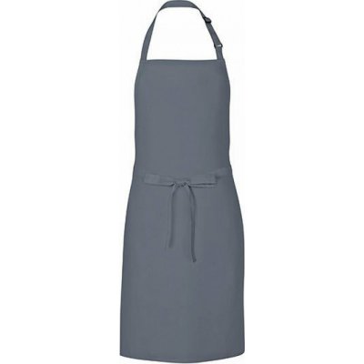 Link Kitchen Wear Univerzální keprová zástěra s laclem a nastavitelným páskem u krku tmavě šedá 72x85 cm X986 – Hledejceny.cz